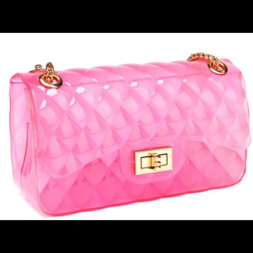 “Jealous” Crossbody Bag (PINK Jelly Purse)